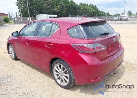 2012 Lexus Ct 200H Premium from USA, damaged, VIN JTHKD5BH3C2108116